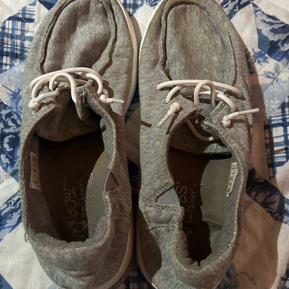 Woman’s BOBS by Skechers Sz 10 Gray - Picture 4 of 4